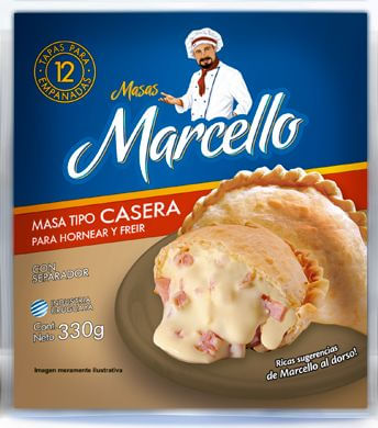 Tapa Para Empanada Marcelo Freir 330Gr .