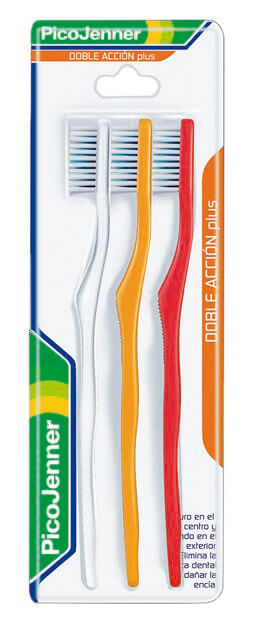 Cepillo Dental Picojenner Doble Accion Plus 3Un