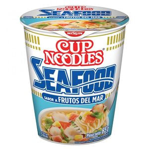 Pasta Nissin Instantanea Cup Noodles Frutos Del Mar 65Gr