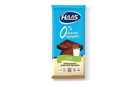 Chocolate Haas 0% Azucar Leche 70Gr