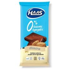 CHOCOLATE HAAS 0% AZUCAR CON ALMENDRAS 70GR