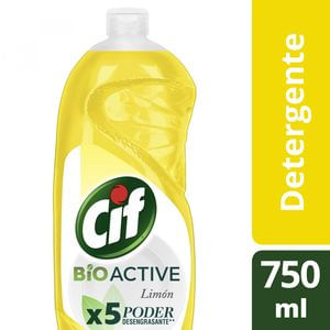 Deter Cif Lavavajilla Limon 750Ml