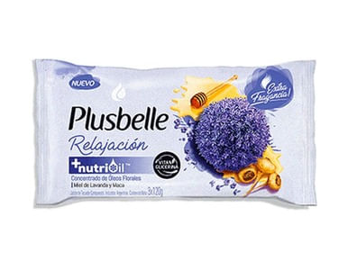 Jabon De Tocador Plusbelle Relajante 3Und 120Gr