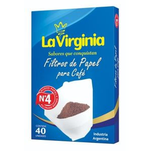 Papel Filtro La Virginia 40 Sobres