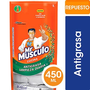 Limpiador Mr Musculo Cocina Advanced Doy Pack 500Cc .