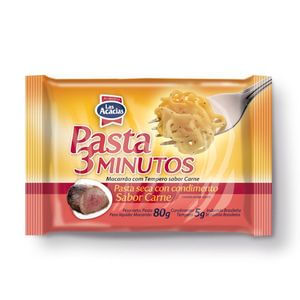 Pasta Las Acacias 3 Minutos Con Condimento De Carne 85Gr