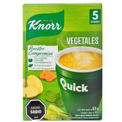 Sopa Knorr Quick Vegetales 5Un