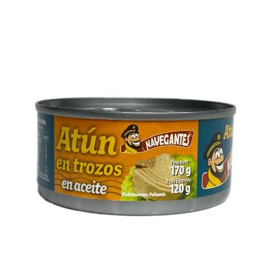 Atun Navegante Entero En Aceite 170Gr