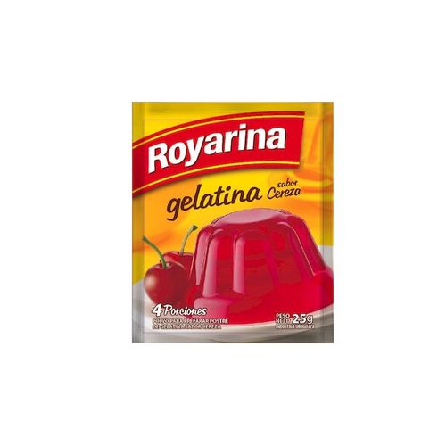 Gelatina Royarina Cereza 25Gr