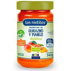 Mermelada Los Nietitos Dietetica 0% Durazno Y Mango 340Gr