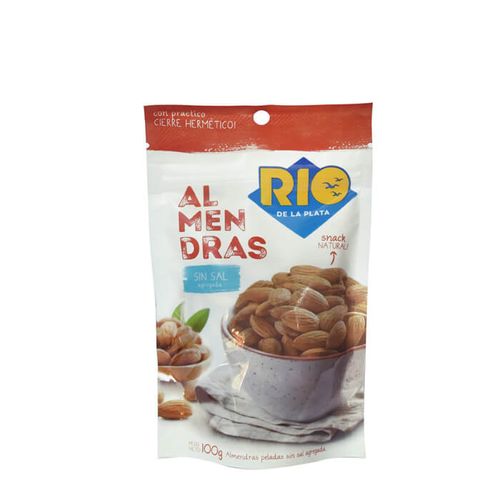 Almendras Rio De La Plata Peladas 100Gr