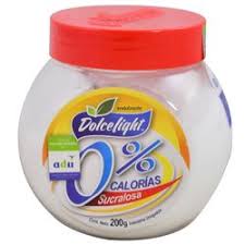 Edulcorante Dolceligth Sucralosa 0 Calorias 200Gr +Cucharita