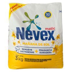 Jabon En Polvo Nevex Matic Multiaccion Sol 3Kg Removedor De