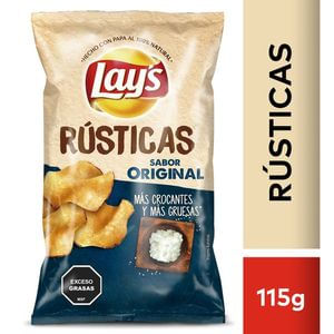 Papas Lays Original Rusticas 115Gr