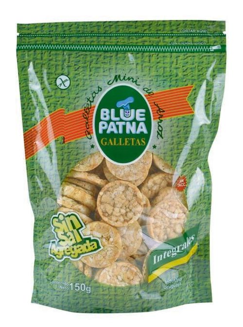 Galleta Blue Patna Arroz Mini Sin Sal 150Gr