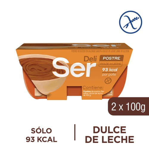 Postre Ser Dulce De Leche 2Und 100Gr