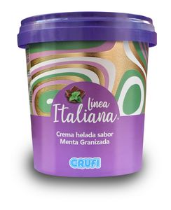 Helado Crufi 500Ml Linea Italiana Menta Granizada