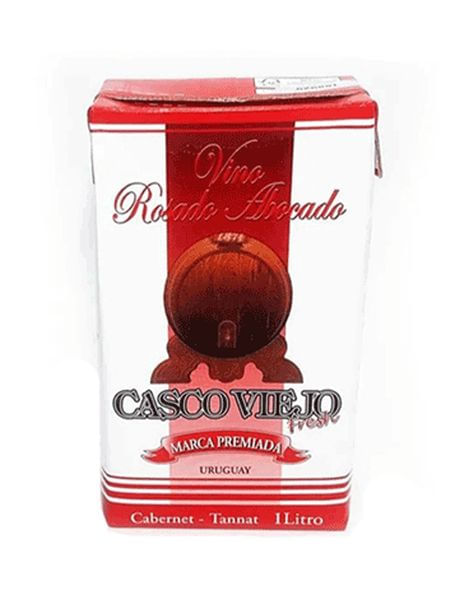 Vino Casco Viejo Tetra Rosado 1000Cc