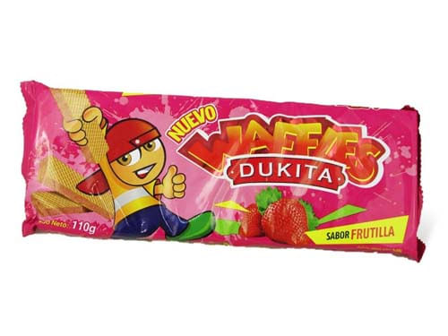 GALLETA DUKITA FRUTILLA WAFFLE 110GR El Dorado GALLETA DUKITA FRUTILLA WAFFLE 110GR El Dorado