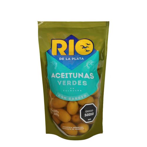 Aceituna Rio De La Plata Con Carozo Verde Doypack 300Gr
