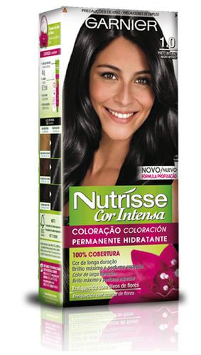 Coloracion Garnier Nutrisse 10 Negro Intenso