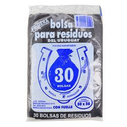 Bolsa Herradura 30Bolsas 55X56Cm Para Residuos