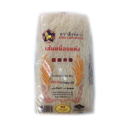 Fideos Star Lion De Arroz Vermicelli 200Gr Libre De Gluten