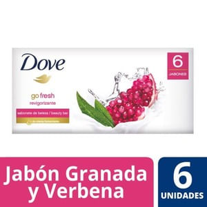 Jabon De Tocador Dove Granada 90Gr 6Un 25%Dto