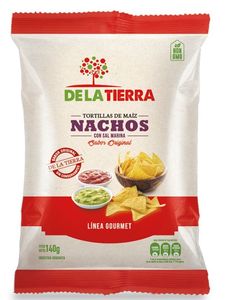 Snack De La Tierra Nachos Original Flowpack 140Gr