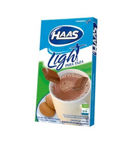 Chocolate Haas Light Taza 70Gr