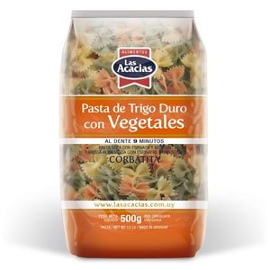 Fideos Las Acacias Vegetales Corbatita 500Gr
