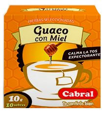 Te Cabral Guaco Con Miel 10 Sobres