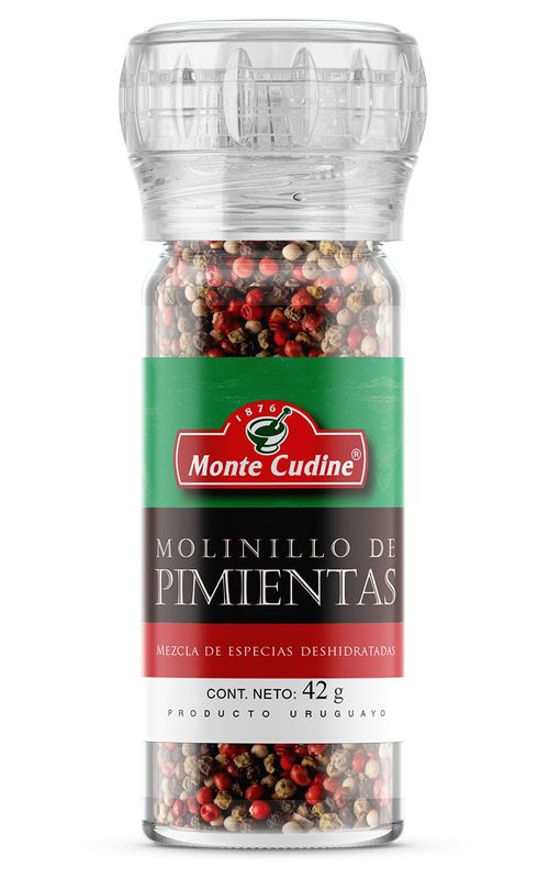 Molinillo Monte Cudine De Pimientas 42Gr