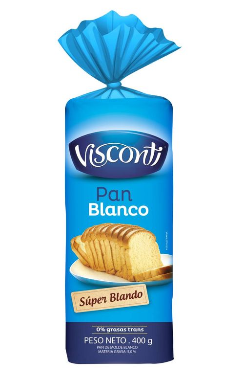 Pan Visconti Molde Blando 400Gr