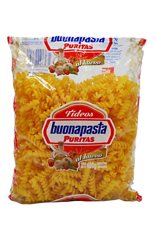 Fideos Buonapasta Al Huevo Tirabuzon 400Gr