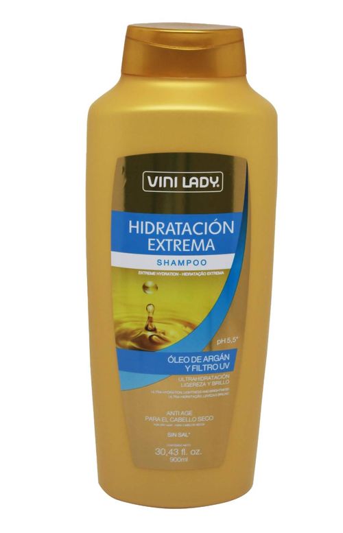 Shampoo Vini Lady Hidratación Extrema 900Cc