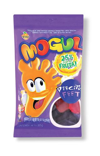 Gomas Mogul Piecitos 80Gr