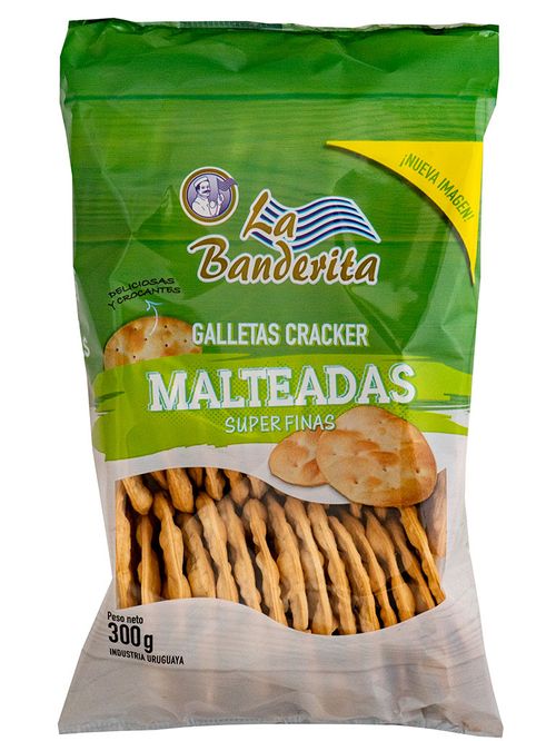 Galleta La Banderita Cracker Malteada 300Gr .