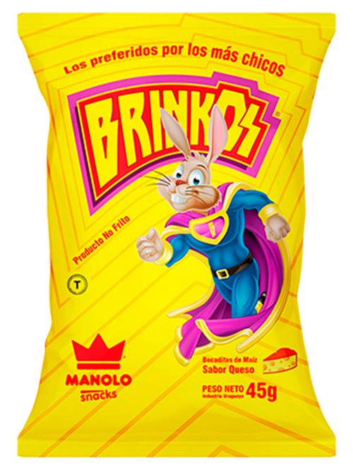 Snacks Manolo Brinkos Queso 45Gr
