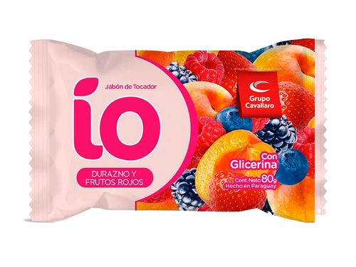 Jabon De Tocador Io Rojo 80 g