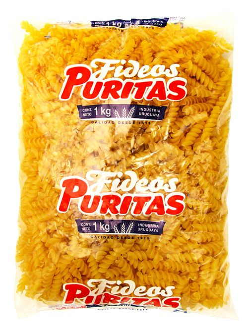 Fideos Puritas Semola Tirabuzon 1Kg