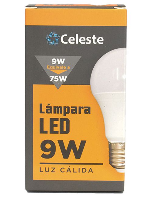 Lampara Celeste Led-Calida 9W