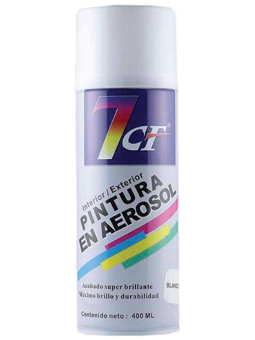 Esmalte 7Cf 40 Blanco Brillante Aerosol 400Cc