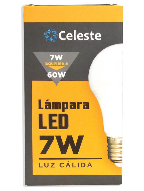 Lampara Celeste X3 Led-Calida 7W