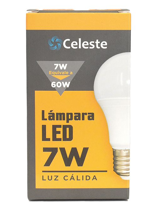 Lampara Celeste Led-Calida 7W