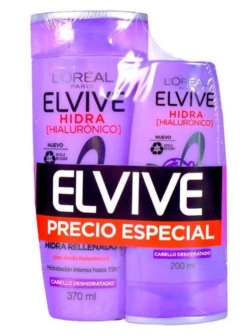 L'Oréal Elvive Hidra Hialurónico Champú 72H Hidratación 285ml
