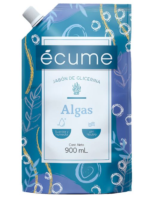 Jabon Ecume Liquido Algas Doy Pack 900Ml