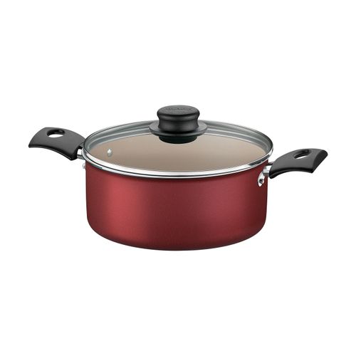 Cacerola Tramontina Turim Bordeaux Teflon 22Cm