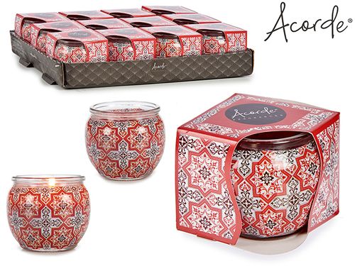 Vela Acorde Perfumada Aroma Surtidos Caja Tarro Cristal