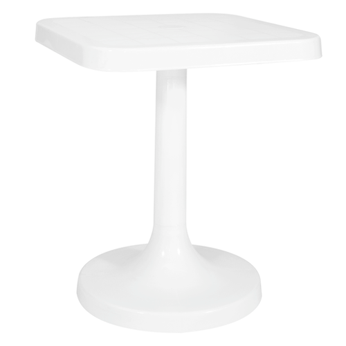 Mesa Gardenlife Iguazu Blanca Plastico